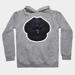 black chow chow Hoodie